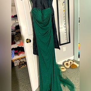 The brand was Amarra but I bought it from a boutique prom dress store.